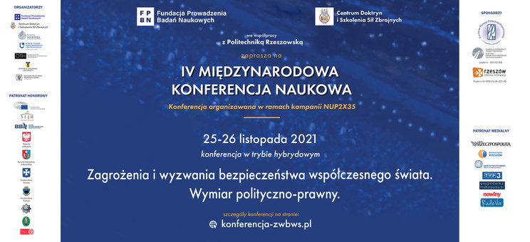 Grafika informująca o konferencji