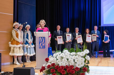 Wystąpienie dyrektor Zespołu Szkół nr 2 w Dębicy, Joanny Dymitrowskiej, fot. A. Surowiec