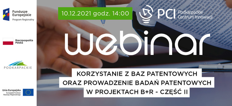 Grafika informująca o szczegółach webinaru