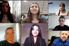 Uczestnicy konferencji (zrzut ekranu).