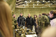 Studenci WZ z wizytą w 1. Batalionie Strzelców Podhalańskich,