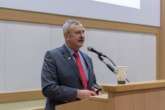 Dr inż. Wiesław Lewicki podczas Dnia Otwartego Wydziału Zarządzania