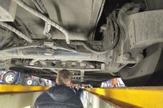 Zajęcia praktyczne studentów logistyki na terenie zajezdni MPK w Rzeszowie,