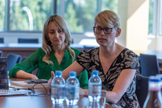 Od lewej: Wioletta Pytko, Małgorzata Kawalec | fot. Arkadiusz Surowiec