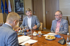 Od lewej: prof. P. Koszelnik, prof. M. Orkisz.
