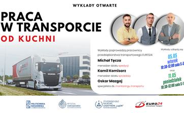 Wykłady otwarte pt.„Praca w transporcie od kuchni”,
