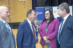 Uczestnicy Konferencji: prof. J. Sęp, W. Ortyl, M. Jarosińska-Jedynak, prof. P. Koszelnik