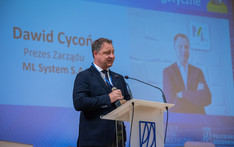 Dawid Cycoń, Prezes Zarządu, współzałożyciel ML System S.A. Laureat Nagrody im. Ignacego Łukasiewicza za wkład w rozwój energetyki odnawialnej