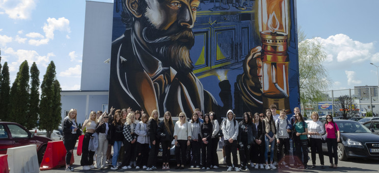 Uczestnicy wykładu dla szkół w ramach działania "Z technikum na politechniki"