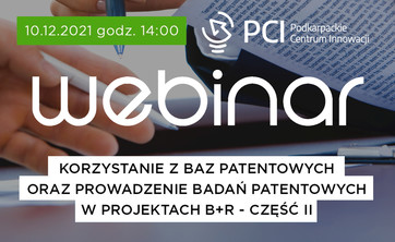 Grafika informująca o szczegółach webinaru