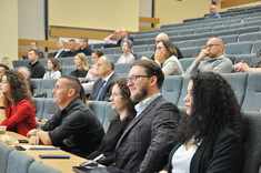 Pracownicy Wydziału Zarządzania podczas spotkania, fot. W. Mazur