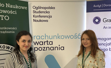 Nasi studenci na Konferencji "RACHUNKOWOŚĆ WARTA POZNANIA"