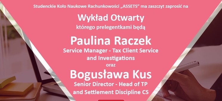 Zaproszenie na otwarty wykład „Globalny rynek papierów wartościowych”,
