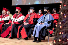 Członkowie Senatu PRz, pierwsza z prawej dziekan Wydziału Zarządzania, dr hab. Beata Zatwarnicka-Madura, prof. PRz, fot. A. Surowiec