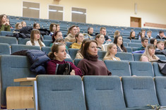 Uczestnicy Dnia Otwartego Wydziału Zarządzania