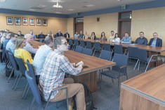 Słuchacze studiów MBA podczas inauguracji, fot. A. Surowiec