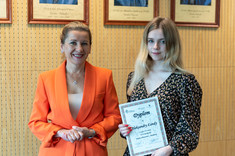 Wręczenie nagród laureatom XI Konkursu Wiedzy Finansowo – Bankowej,