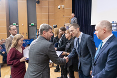 Wręczenie nagród Rektora za osiągnięcia naukowe w 2021 r.
