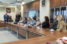 Uczestnicy konferencji, pierwszy z lewej profesor Krzysztof Kud, fot. A. Surowiec
