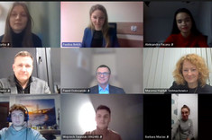 Uczestnicy i organizatorzy konkursu - zrzut ekranu