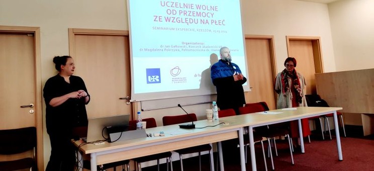Seminarium eksperckie "Uczelnie wolne od przemocy ze względu na płeć"
