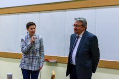 Od lewej: dr hab. Marta Pomykała, prof. PRz; dr n. med. Wojciech Kwietniewski;