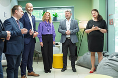 Uroczyste otwarcie strefy relaksu dla studentów Wydziału Zarządzania,