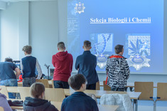 Uczestnicy Dnia Otwartego podczas prezentacji