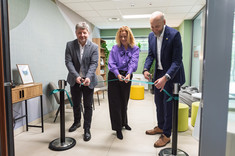 Uroczyste otwarcie strefy relaksu dla studentów Wydziału Zarządzania,