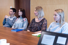 Uczestnicy podczas warsztatów