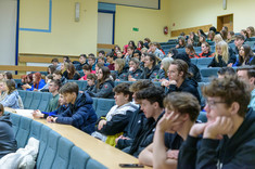 Uczestnicy Dnia Otwartego Wydziału Zarządzania