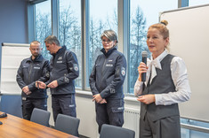 Cyberbezpieczeństwo w praktyce – spotkanie studentów z funkcjonariuszami CBZC,