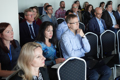 Uczestnicy konferencji naukowej podczas wystąpień, fot. U. Bysiewicz.